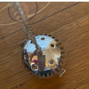 Vintage Shiny Silver Pomander Ball for Sachet; Hang in Your Closet, Never Used